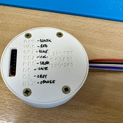 Hộp vỏ cho màn hình tròn 1.28" (GC9A01)