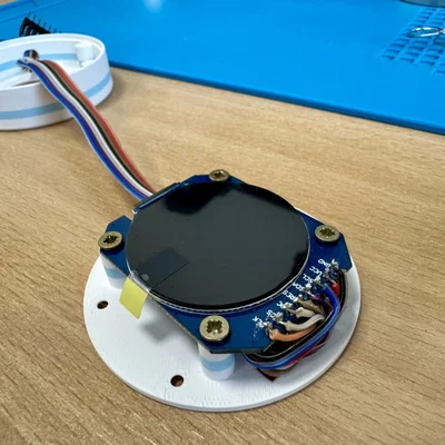 Hộp vỏ cho màn hình tròn 1.28" (GC9A01)
