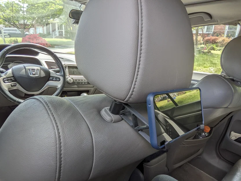 Móc gắn tựa đầu Honda: đỡ điện thoại/tablet & móc treo đồ tiện dụng - Image 2