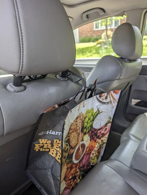 Móc gắn tựa đầu Honda: đỡ điện thoại/tablet & móc treo đồ tiện dụng - Image 4