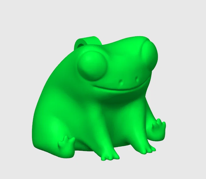 Móc khóa 3D chú ếch Fred dễ thương (Fred the Frog) - Image 2