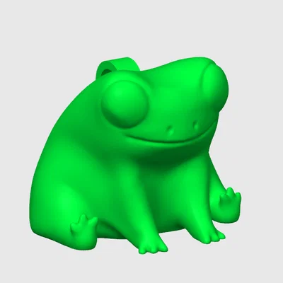 Móc khóa 3D chú ếch Fred dễ thương (Fred the Frog)