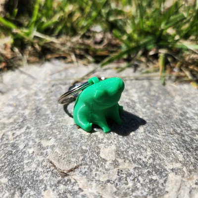 Móc khóa 3D chú ếch Fred dễ thương (Fred the Frog)