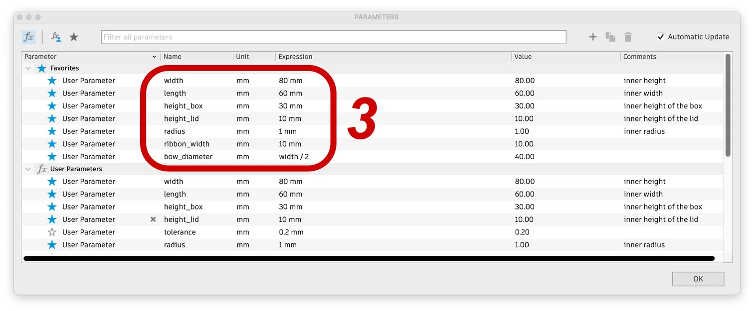Hộp Quà Tham Số (Parametric) (Fusion 360) - Image 4