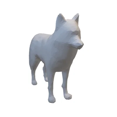 Mô hình chú sói 3D (Wolf) - Decor trang trí độc đáo, tinh tế