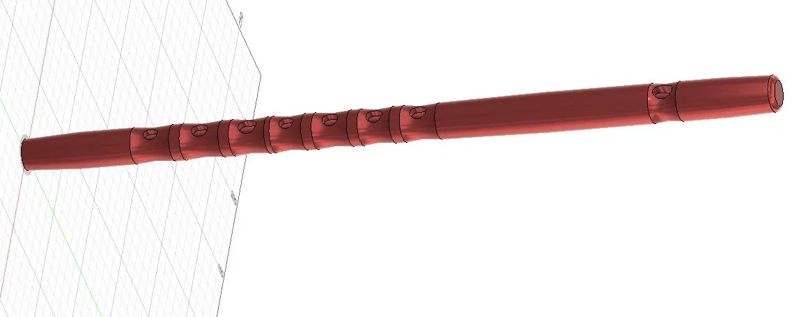 Tải mẫu in 3D Ryuteki - Cây sáo rồng Nhật Bản độc đáo - Image 1
