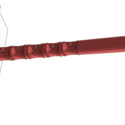 Tải mẫu in 3D Ryuteki - Cây sáo rồng Nhật Bản độc đáo