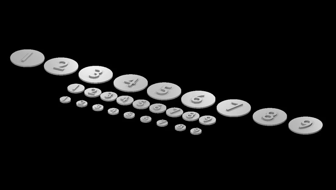 Marker Kích Thước Có Đánh Số Khi Không Đủ Mini - Image 1