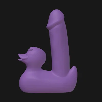 Mô hình Duck Dick in 3D - Món đồ trang trí hài hước độc đáo