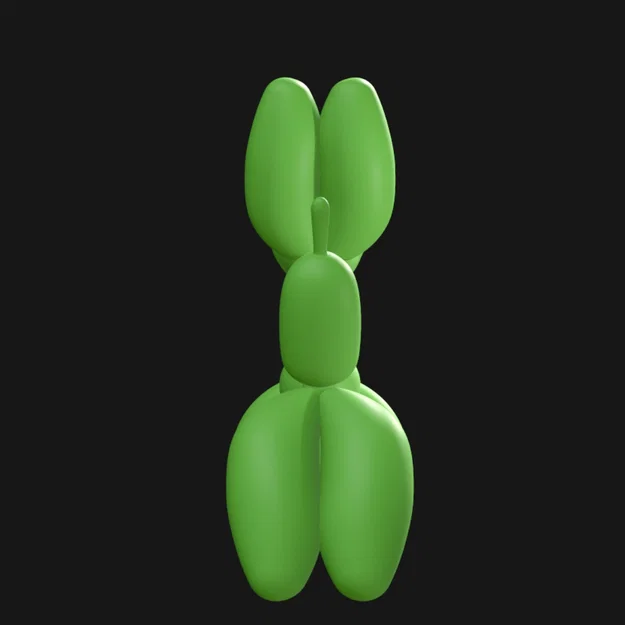 Mô hình trang trí Balloon Dog phá cách - File in 3D nghệ thuật - Image 5
