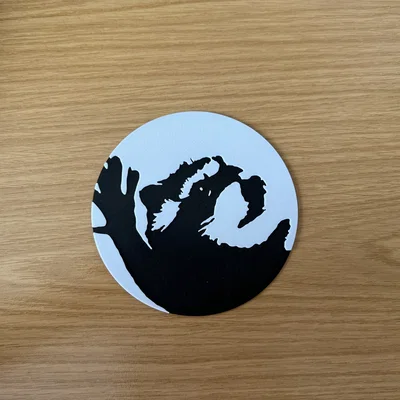 Pedro Racoon 2D Plate