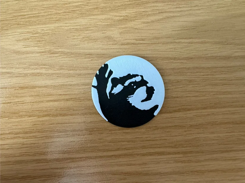 Pedro Racoon 2D Plate - Image 3