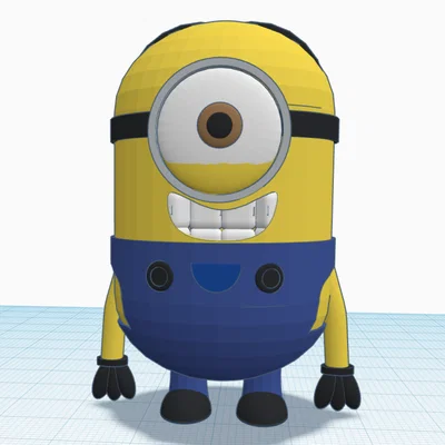 Mô hình 3D Minion Stuart - Thiết kế đáng yêu cho người hâm mộ