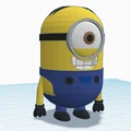 Mô hình 3D Minion Stuart - Thiết kế đáng yêu cho người hâm mộ - Thumbnail 5