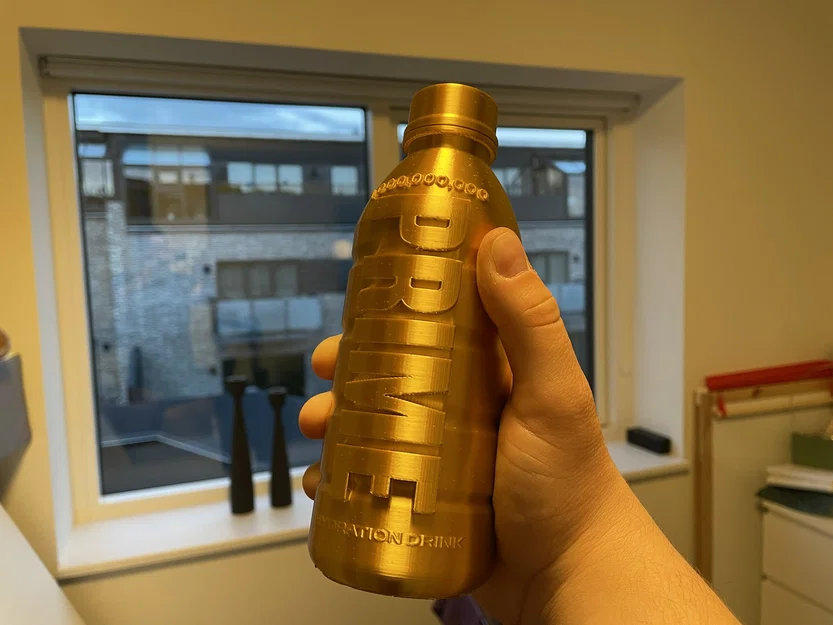 Mô hình bình nước PRIME mạ vàng 3D độc đáo - Image 1