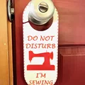Móc Treo Cửa “Do Not Disturb - I'm Sewing” (Nhiều Ngôn Ngữ) - Thumbnail 2