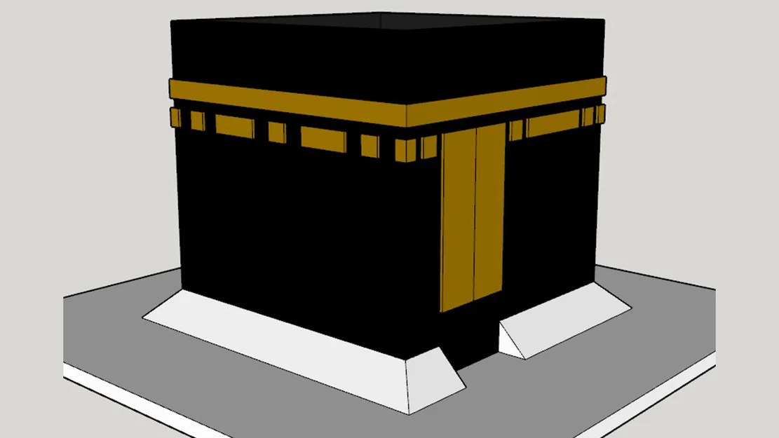 Mô hình 3D Kaaba Mecca chất lượng cao - Dễ dàng in ấn tại nhà - Image 1
