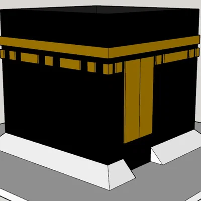 Mô hình 3D Kaaba Mecca chất lượng cao - Dễ dàng in ấn tại nhà