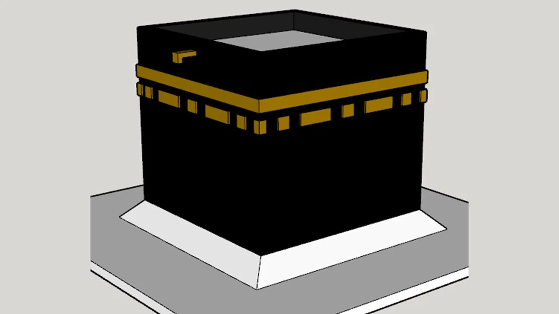 Mô hình 3D Kaaba Mecca chất lượng cao - Dễ dàng in ấn tại nhà - Image 2