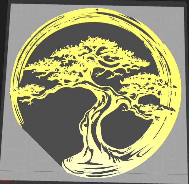 Tranh treo tường 3D nghệ thuật hình cây Bonsai trang trí nhà cửa - Image 2