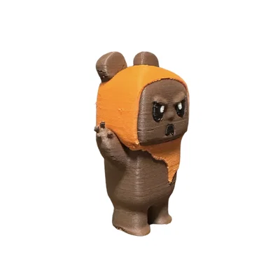 Mô hình Ewok Star Wars in 3D không cần support cực đẹp