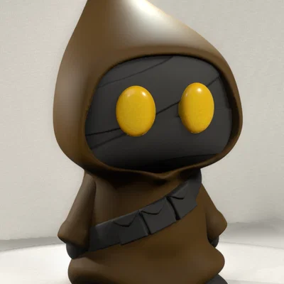 Mô hình Jawa trong Star Wars - Thiết kế in 3D không cần support