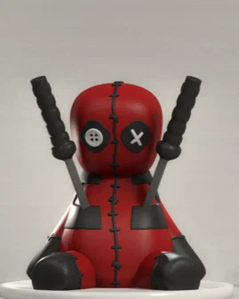 Mô hình Deadpool Voodoo Doll 3D đầy cá tính và độc đáo - Image 1