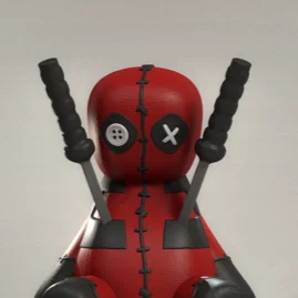Mô hình Deadpool Voodoo Doll 3D đầy cá tính và độc đáo