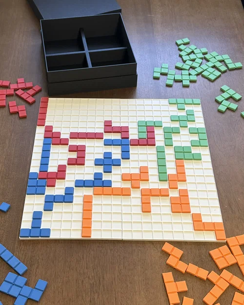 Bộ cờ chiến thuật Blokus XL (Tự in 3D tại nhà) - Image 1