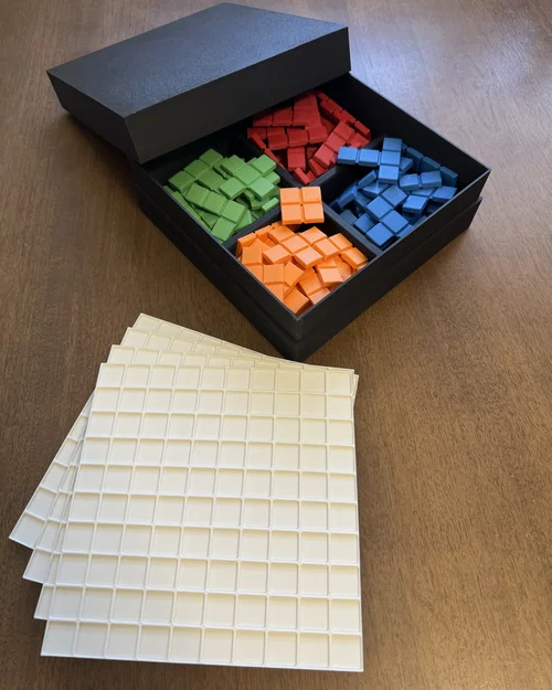 Bộ cờ chiến thuật Blokus XL (Tự in 3D tại nhà) - Image 2
