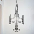 F-104 Starfighter Full Display - Wallart - Deko - Blueprint - Thumbnail 2