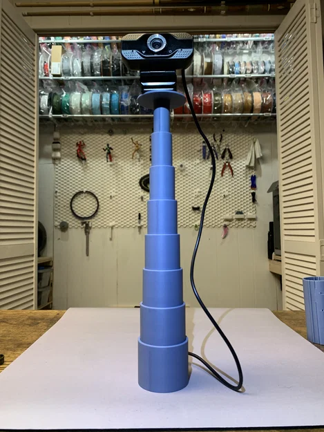 Chân đế webcam xếp gọn | Telescoping | Vặn vít để khóa - Image 9