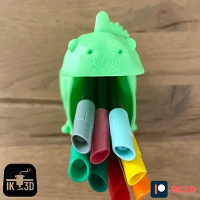 Chubby T-Rex Dino – Ống Cắm Bút/Chậu (No Supports)