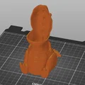 Chubby T-Rex Dino – Ống Cắm Bút/Chậu (No Supports) - Thumbnail 6