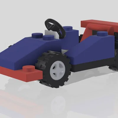 Mô hình xe đua Lego 3D - Tự in và lắp ráp cực thú vị