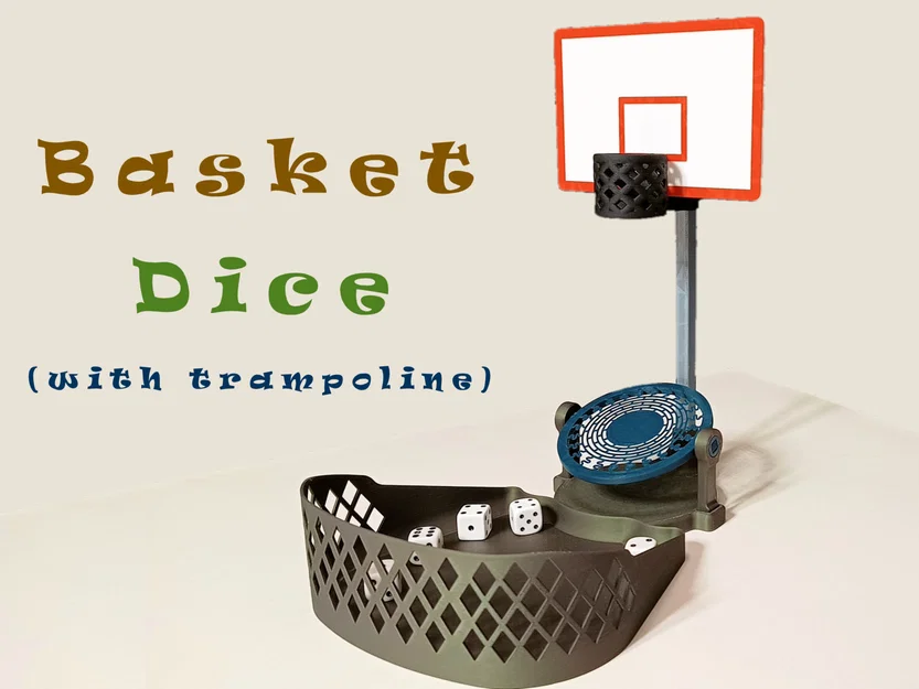 Basket Dice (free throw "Dice Tower") – Tháp xúc xắc kiểu ném rổ - Image 1
