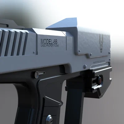 Mô hình súng lục Halo Magnum 3D - Dự án in 3D ấn tượng cho fan