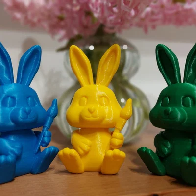 Mô hình chú thỏ Phục sinh Easter Rabit đáng yêu để in 3D