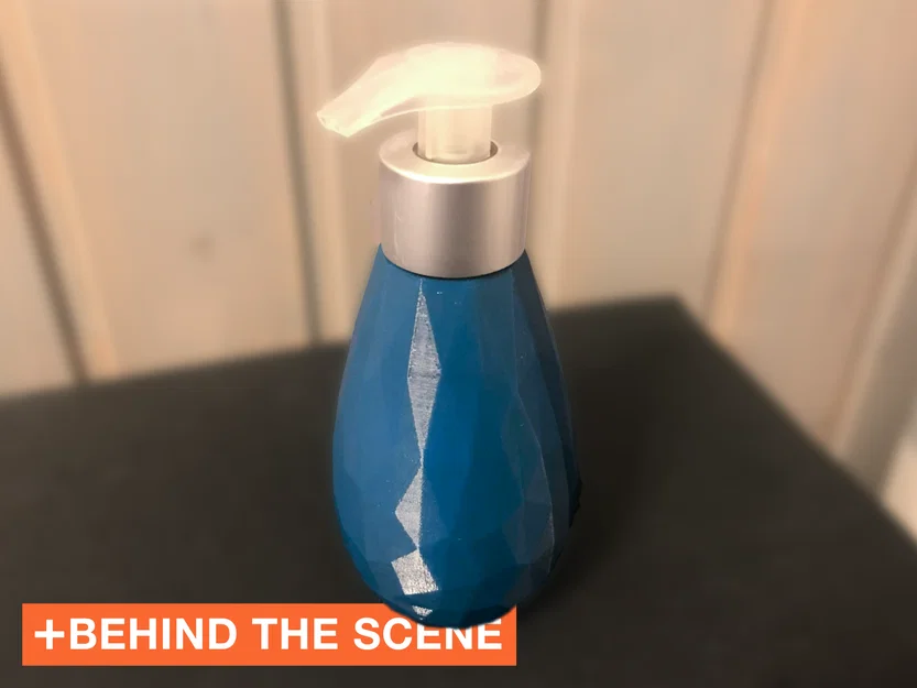 Bình đựng xà phòng (Soap dispenser) LowPoly tối giản - Image 1