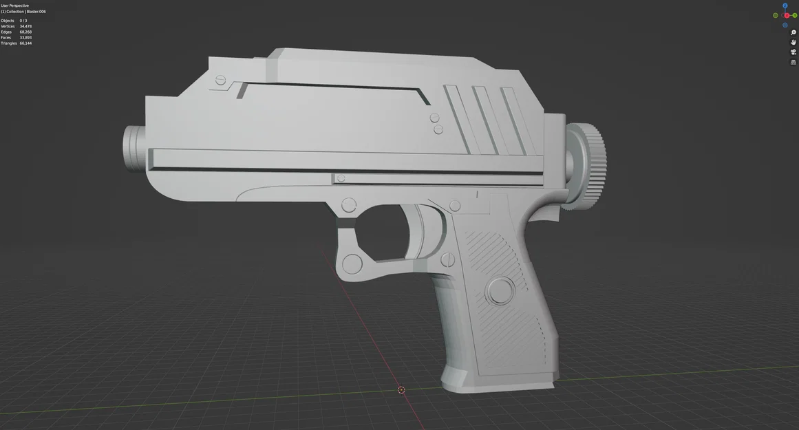 Súng Blaster DC-17 (DC-17 Blaster pistol) – Star Wars - Image 5