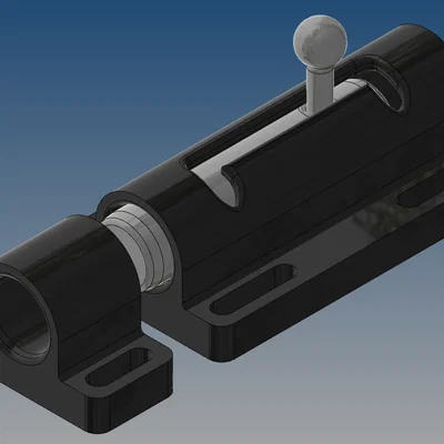 Chốt cửa 3D (Door Gate) cơ chế khóa trượt thông minh, dễ lắp đặt