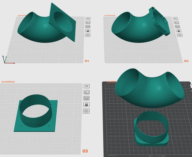 Đầu Nối Ống Xả K1C (K1C Exhaust Duct Fittings) - Image 1