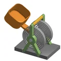 Dice Catapult - Máy bắn xúc xắc cơ học tùy chỉnh với vòng bi - Thumbnail 1