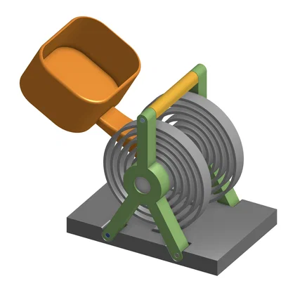 Dice Catapult - Máy bắn xúc xắc cơ học tùy chỉnh với vòng bi