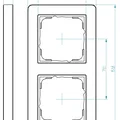 Khung GIRA System 55 Standard 2 ngăn (2-Compartment Frame) - Thumbnail 2