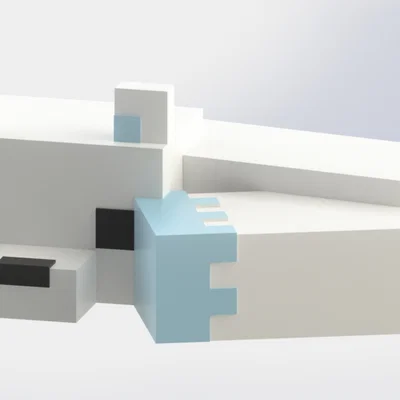 Mô hình Cáo tuyết Minecraft (Snow Fox) in 3D cực đáng yêu