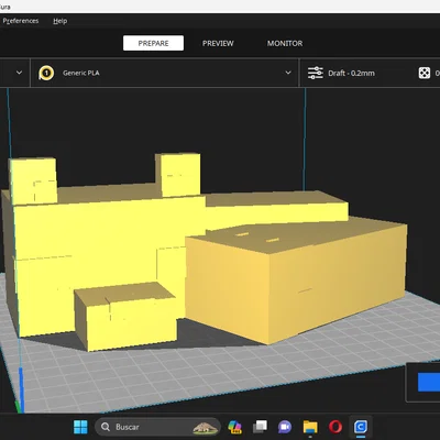 Mô hình Cáo tuyết Minecraft (Snow Fox) in 3D cực đáng yêu