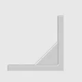 Ke góc L Bracket 3D: Phụ kiện hỗ trợ lắp ráp nội thất DIY chắc chắn - Thumbnail 2