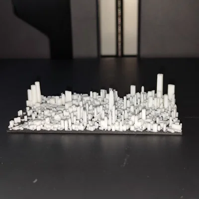 Mô hình thu nhỏ 3D thành phố New York (New York 3D miniature)