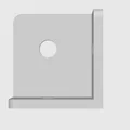 Ke góc vuông (Corner Bracket) in 3D gia cố nội thất chắc chắn - Thumbnail 2